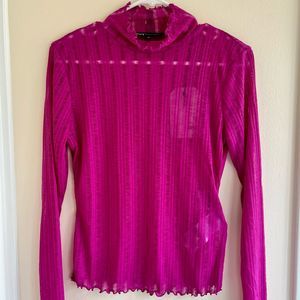 LEVI’s Made & Crafted Beautiful Pink Mesh Top